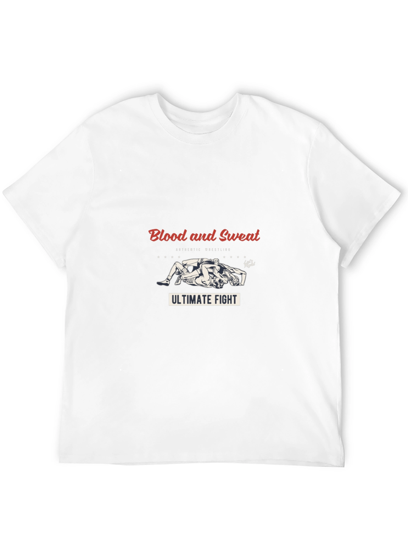 Blood and Sweat Wrestling Graphic Tee