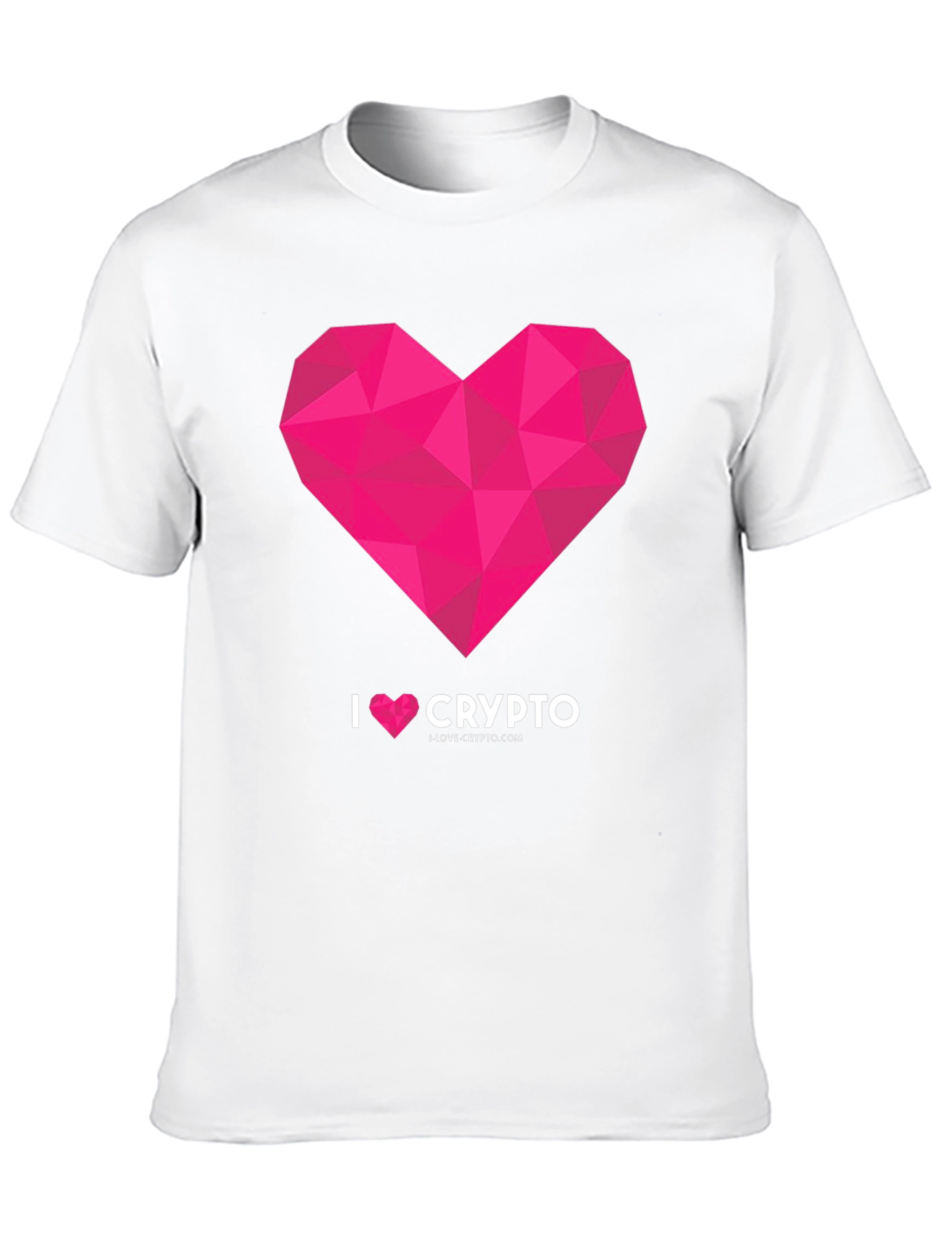 I Heart Crypto Black Graphic Tee