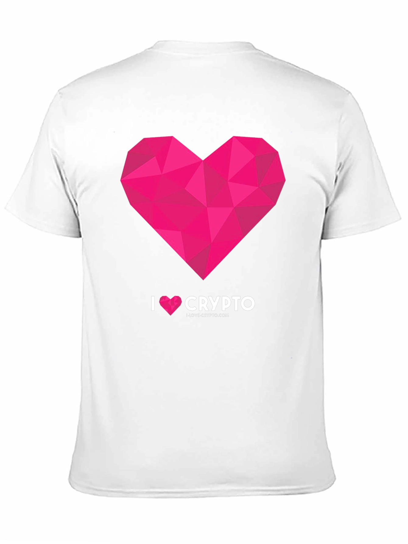 I Heart Crypto Black Graphic Tee