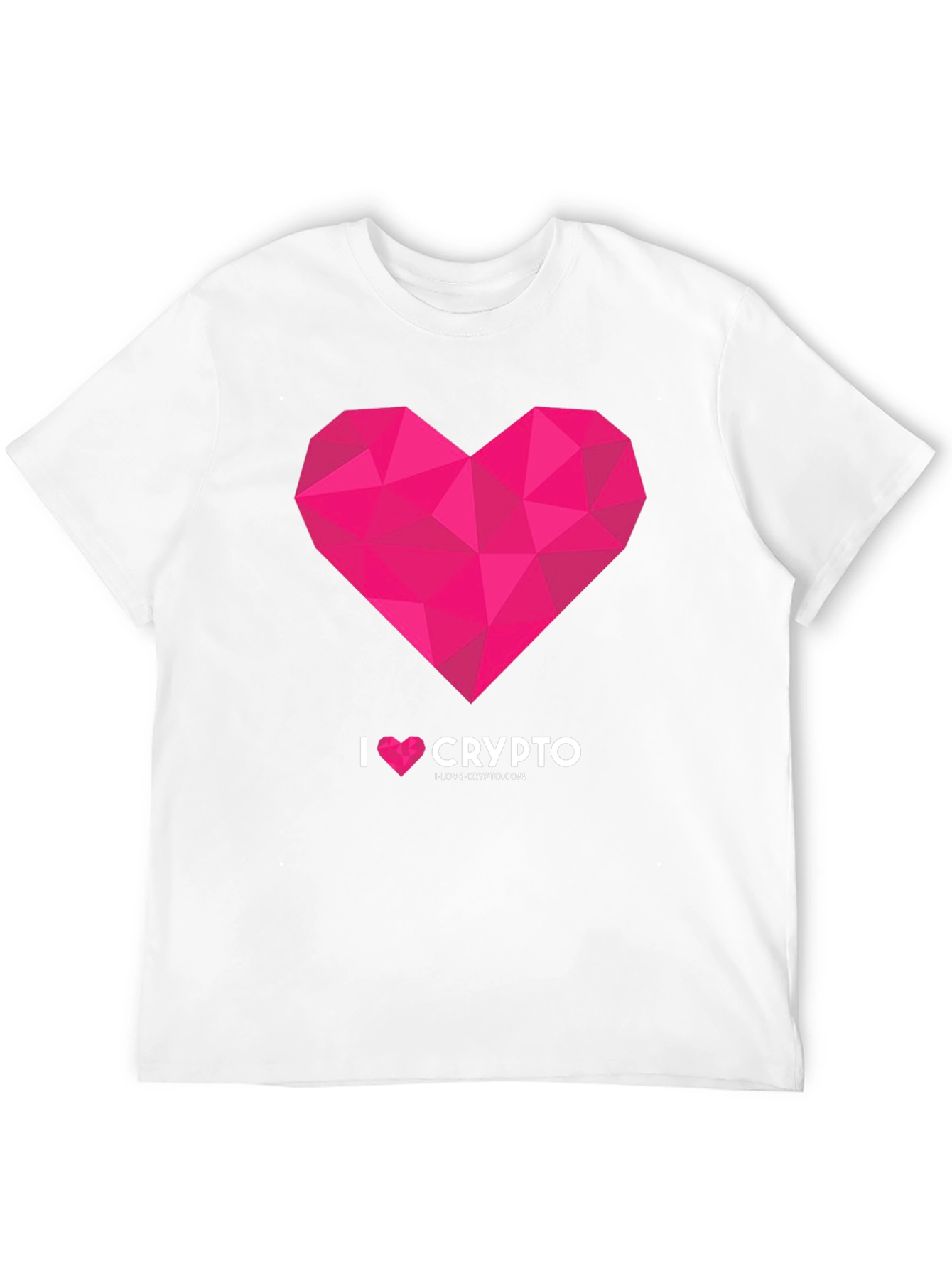 I Heart Crypto Black Graphic Tee