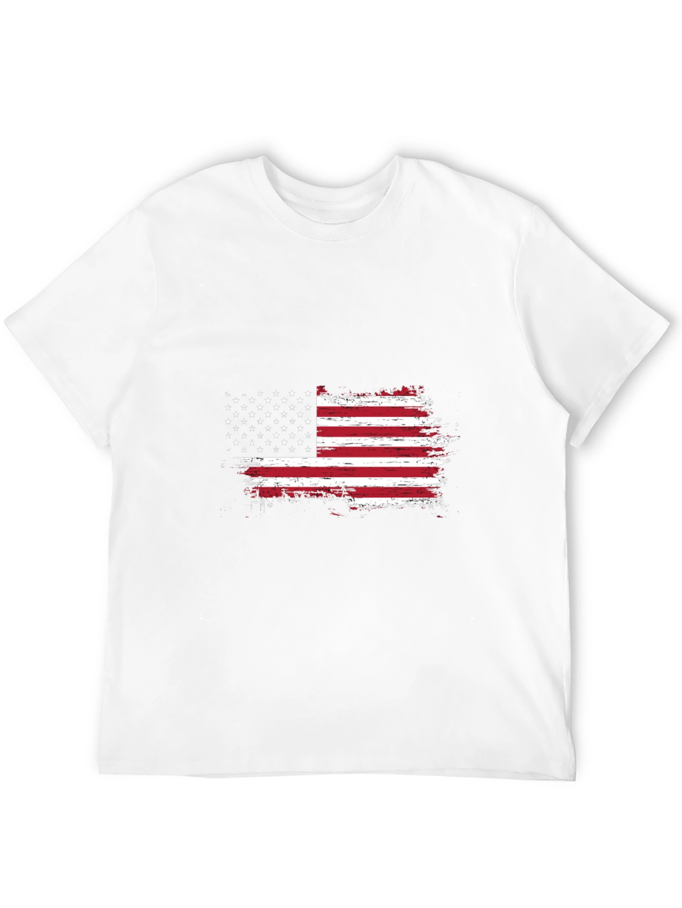 American Flag Distressed Graphic Tee