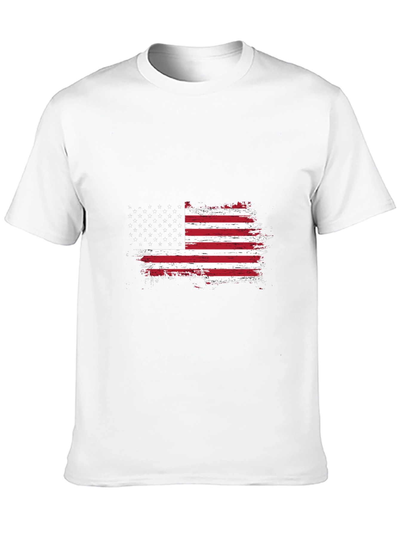 American Flag Distressed Graphic Tee