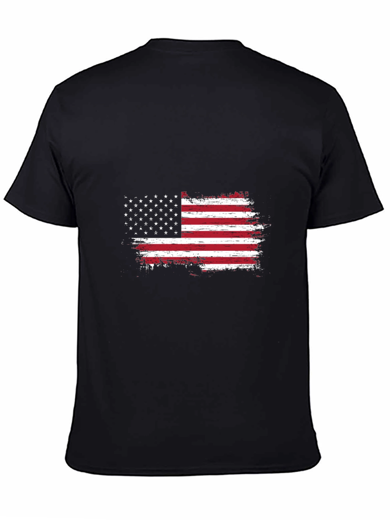 American Flag Distressed Graphic Tee