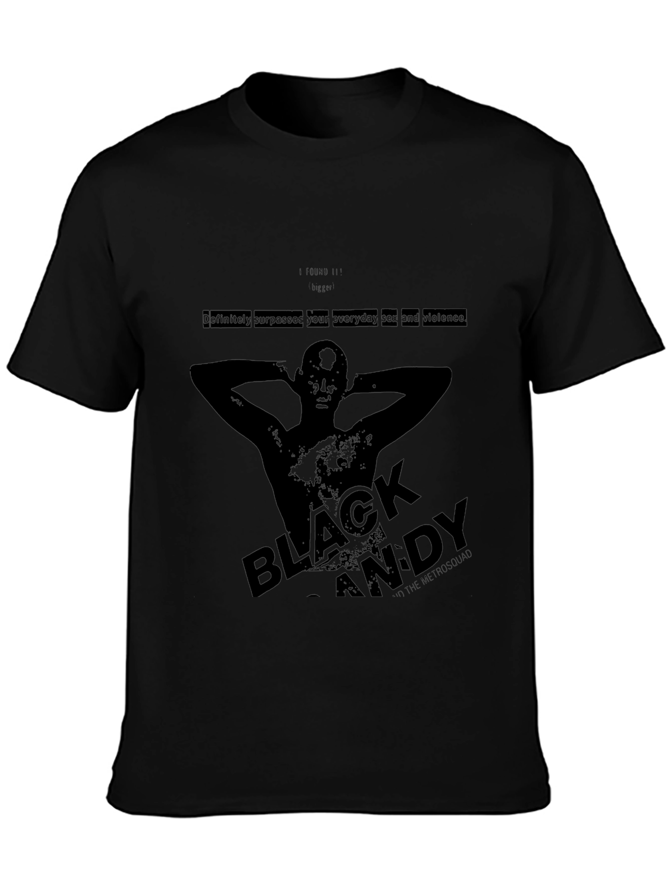 Black Andy T-Shirt: Provocative & Edgy Design