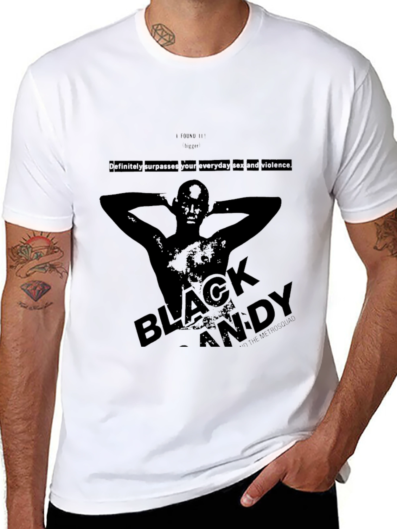 Black Andy T-Shirt: Provocative & Edgy Design