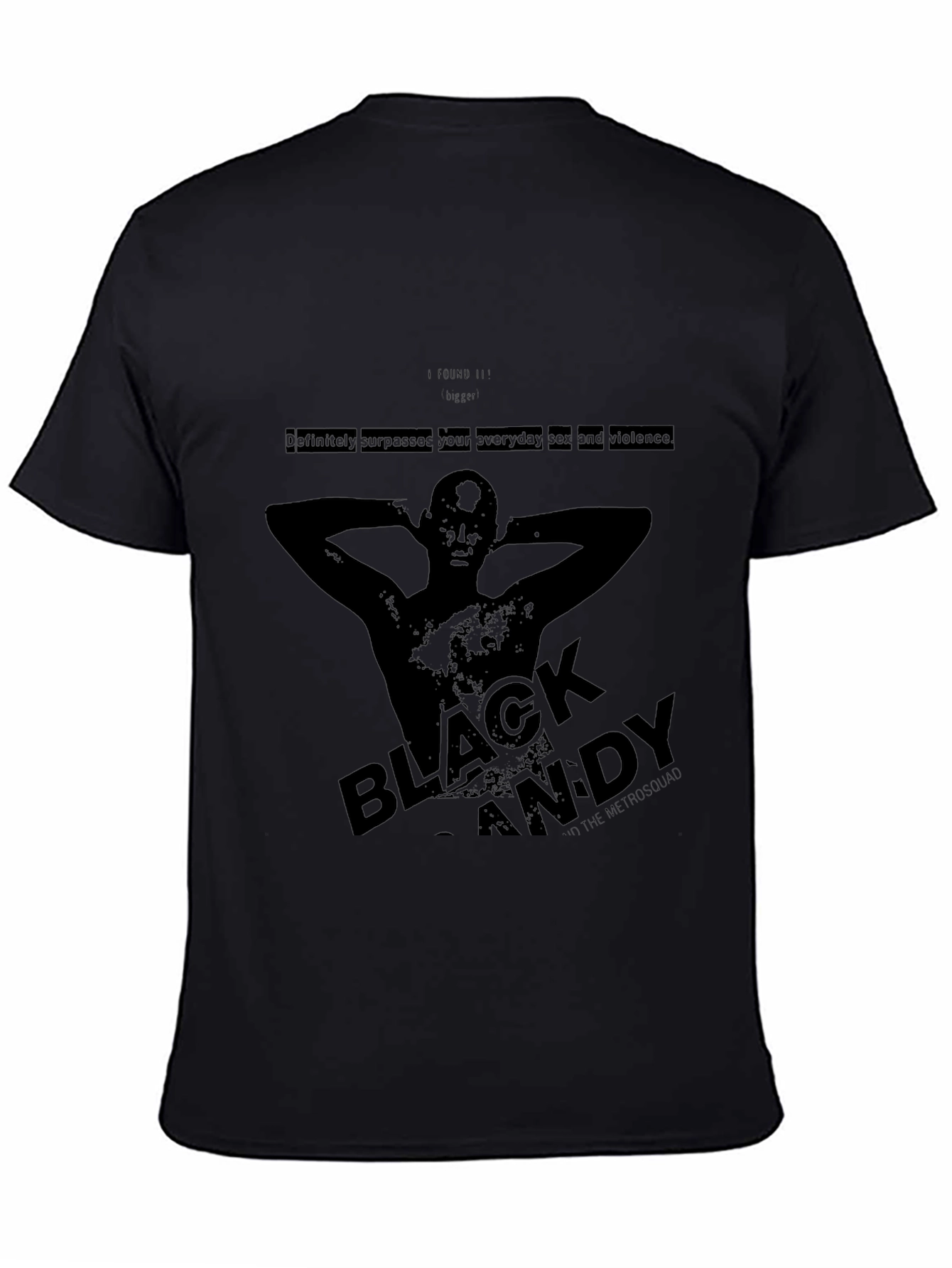 Black Andy T-Shirt: Provocative & Edgy Design