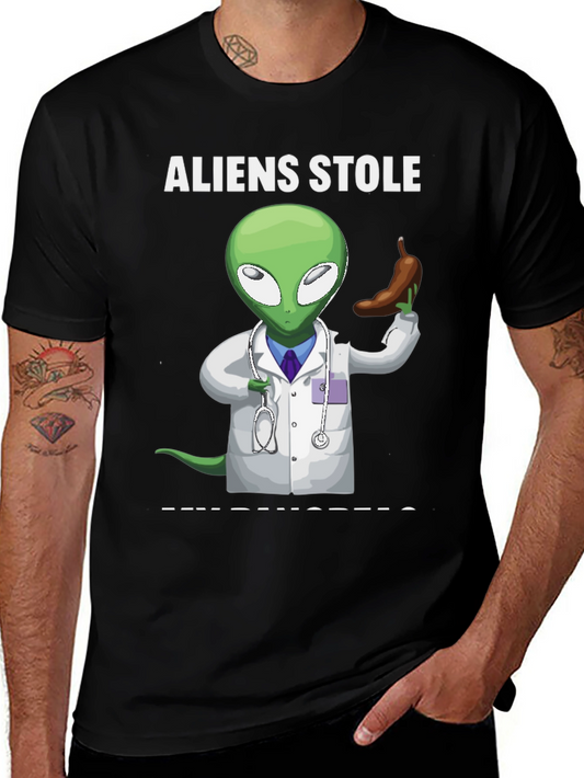 Aliens Stole My Pancreas Graphic T-Shirt