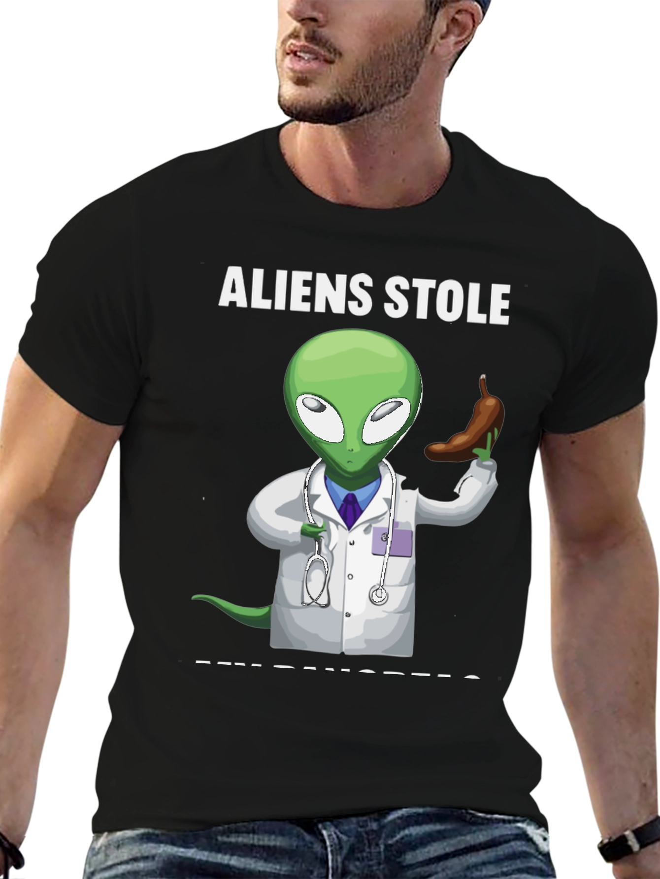Aliens Stole My Pancreas Graphic T-Shirt