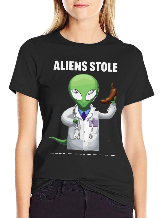 Aliens Stole My Pancreas Graphic T-Shirt