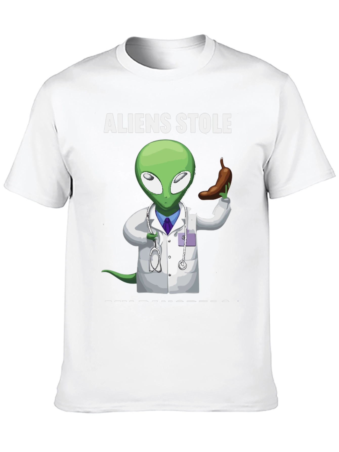 Aliens Stole My Pancreas Graphic T-Shirt