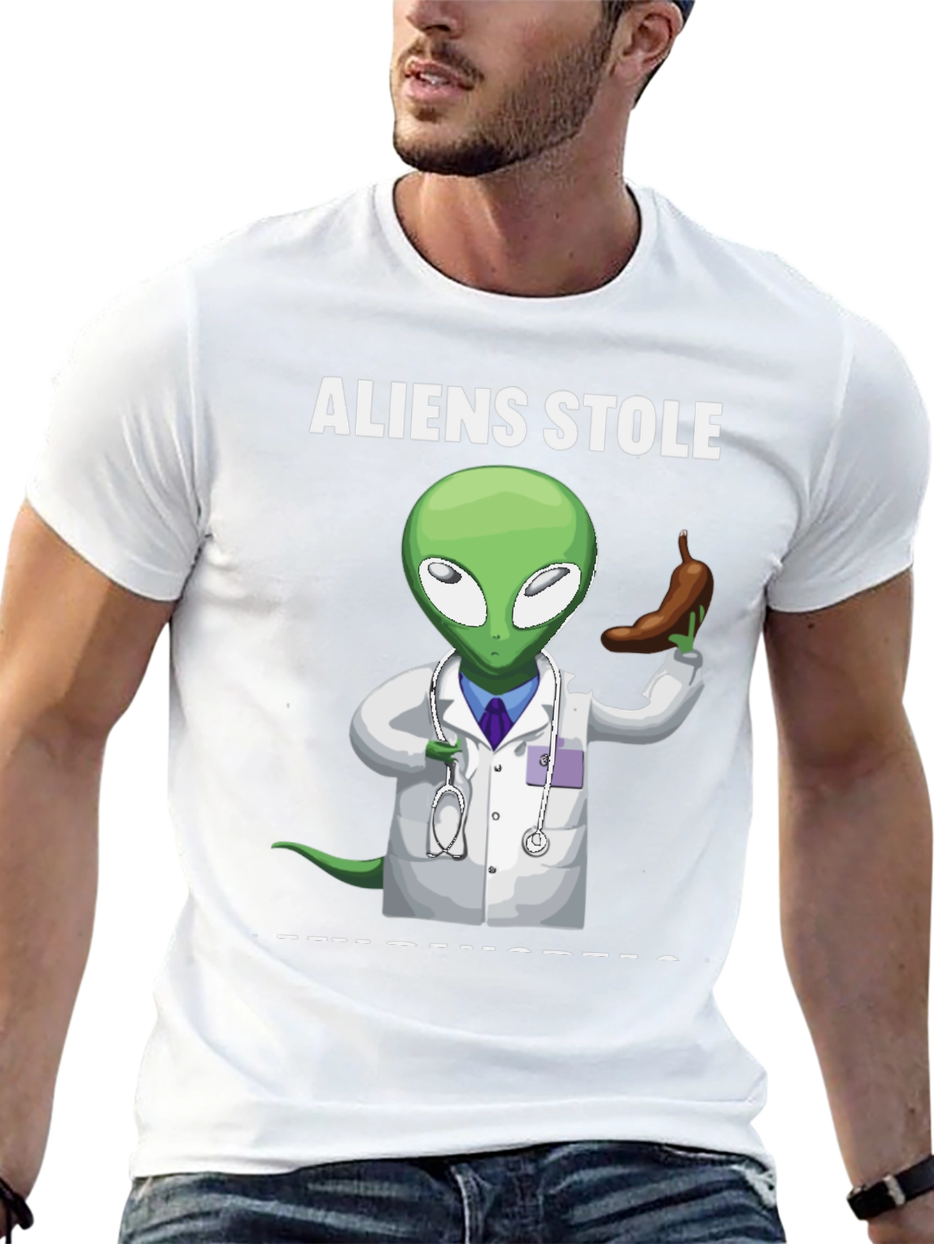 Aliens Stole My Pancreas Graphic T-Shirt