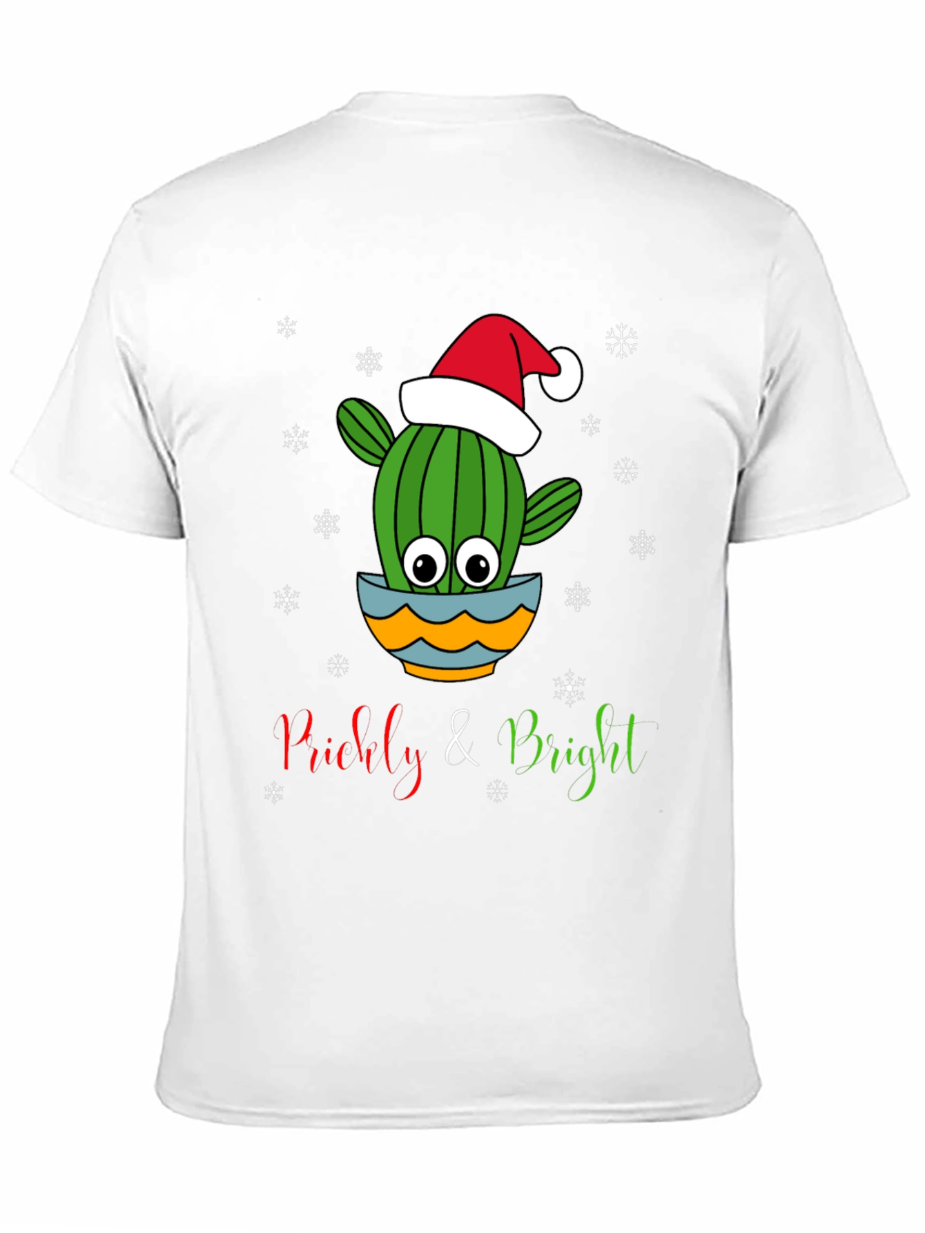 Prickly & Bright Christmas Cactus Graphic Tee