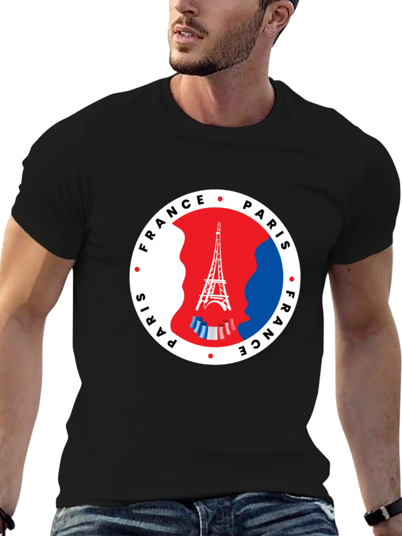 Paris France Eiffel Tower Graphic T-Shirt