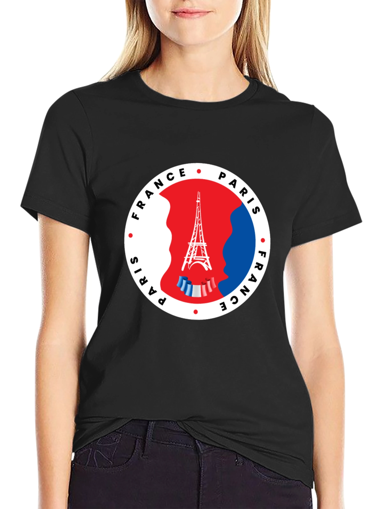 Paris France Eiffel Tower Graphic T-Shirt