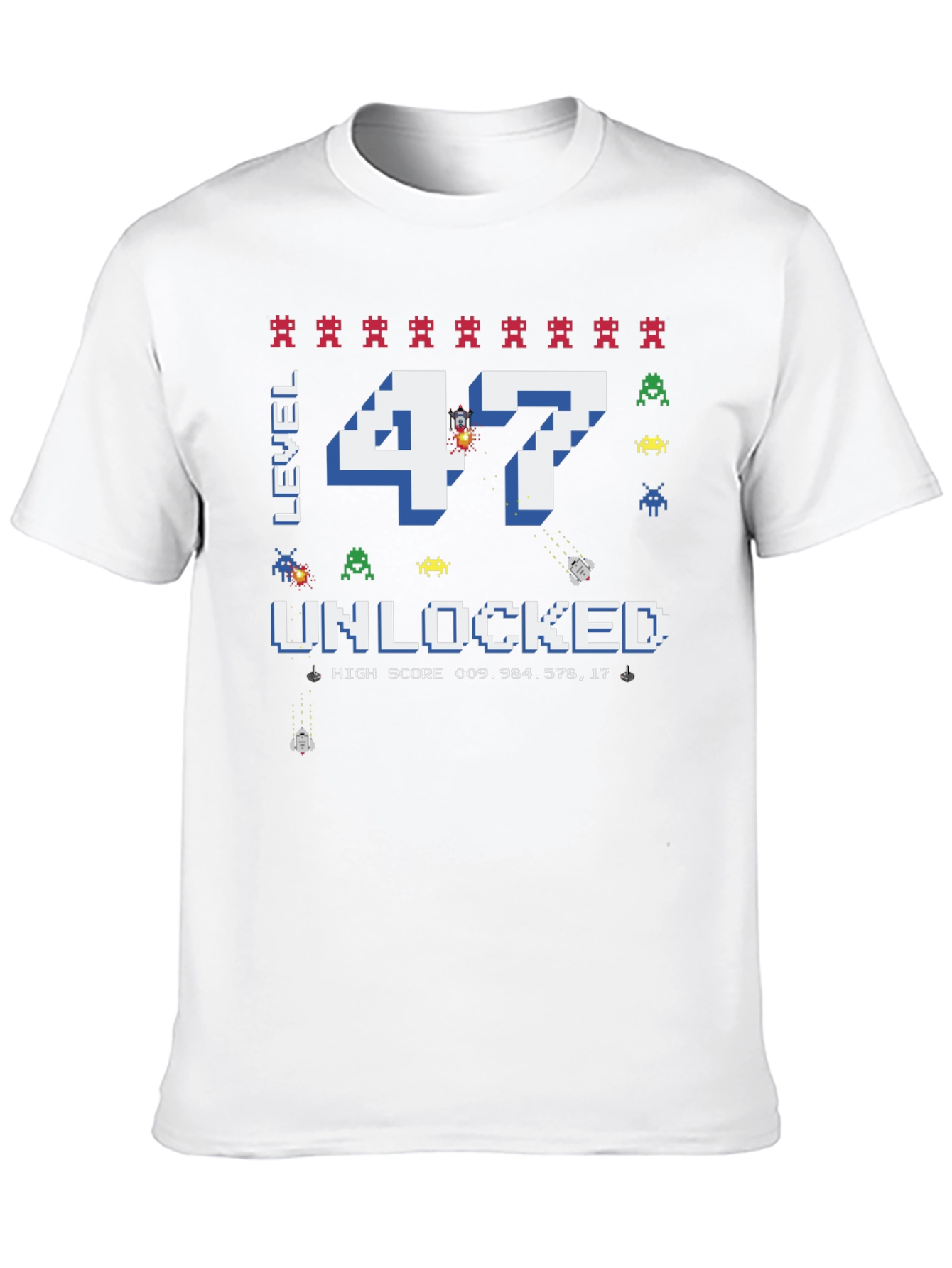 Level 47 Unlocked Gamer T-Shirt