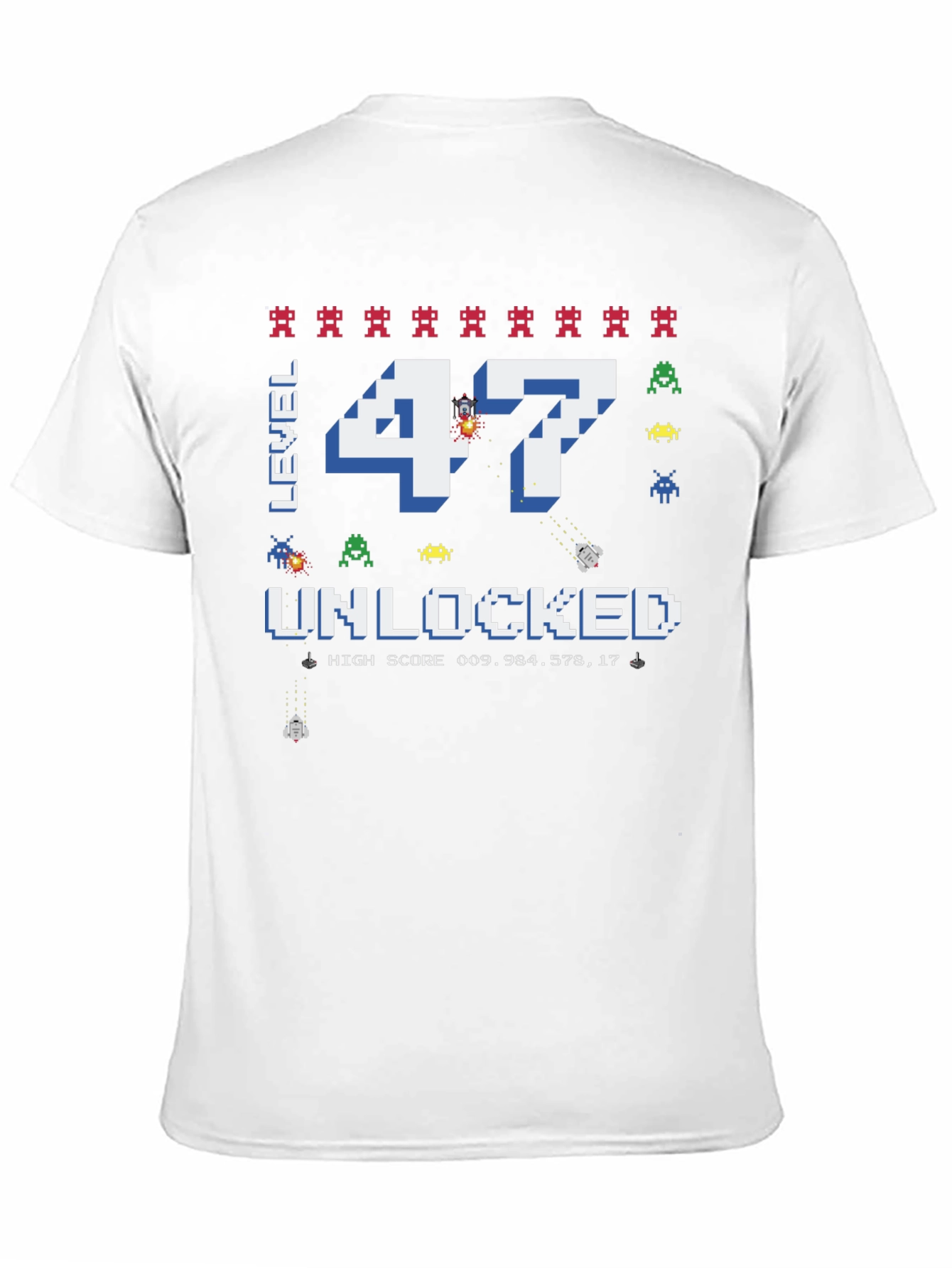 Level 47 Unlocked Gamer T-Shirt