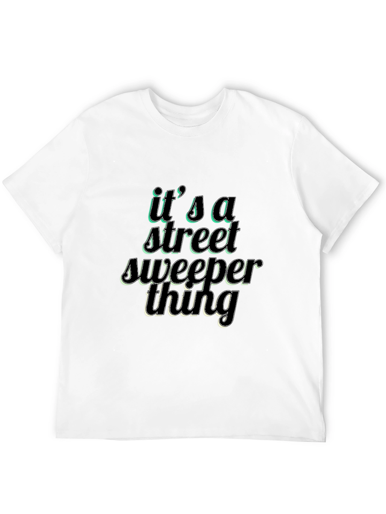 Street Sweeper Thing Black T-Shirt