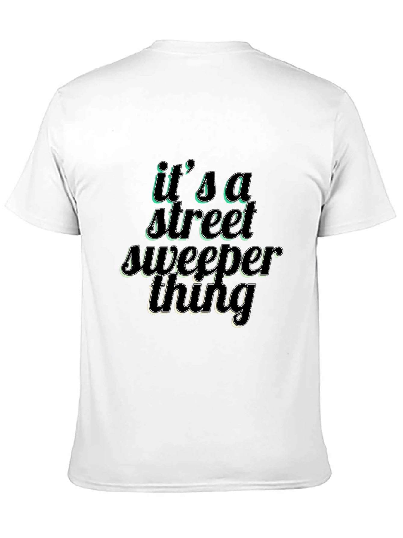Street Sweeper Thing Black T-Shirt
