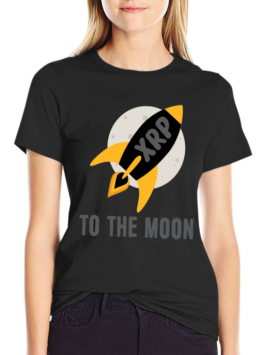 XRP Rocket to the Moon T-Shirt