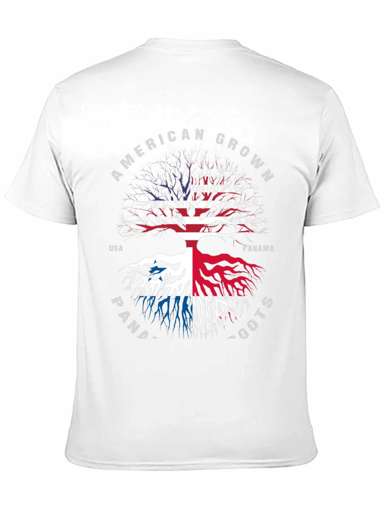 American Grown Panama Roots Black Graphic T-Shirt