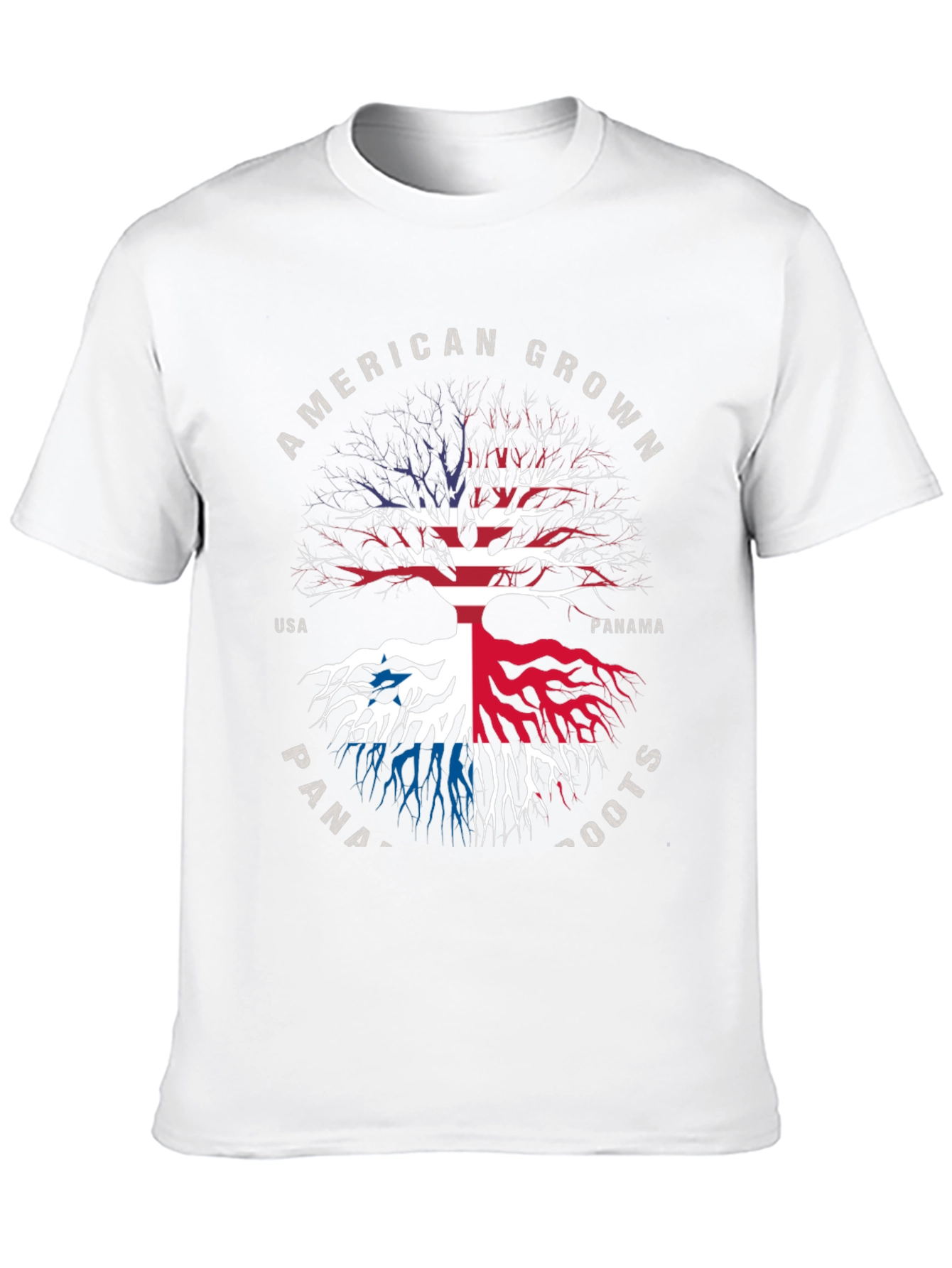 American Grown Panama Roots Black Graphic T-Shirt