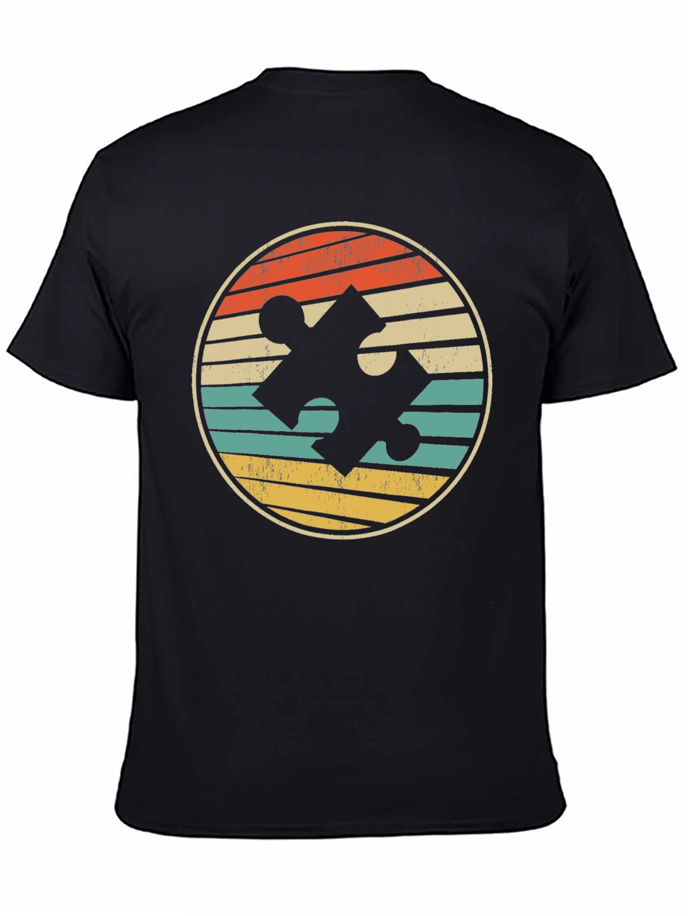 Autism Awareness Retro Puzzle T-Shirt