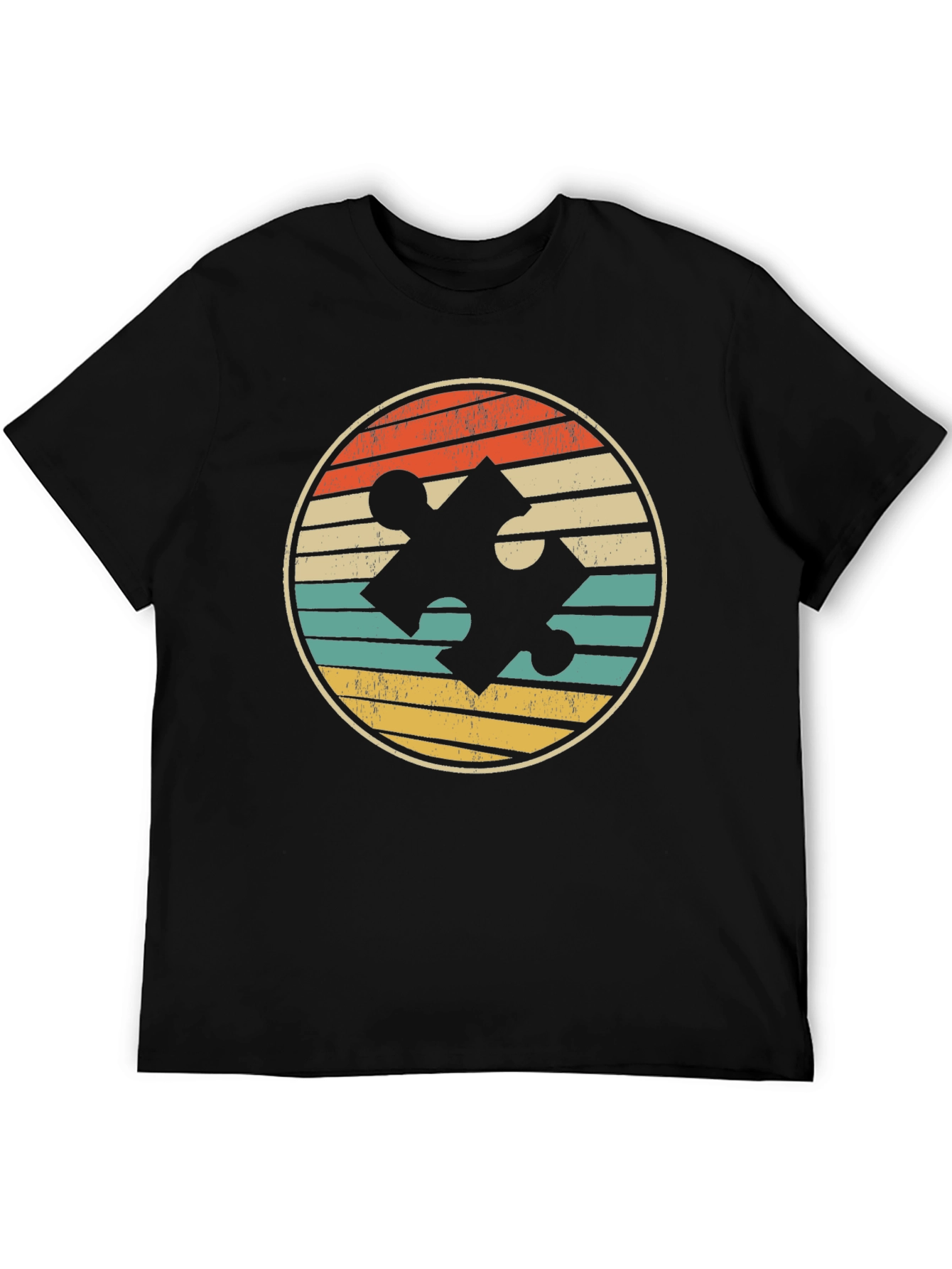 Autism Awareness Retro Puzzle T-Shirt