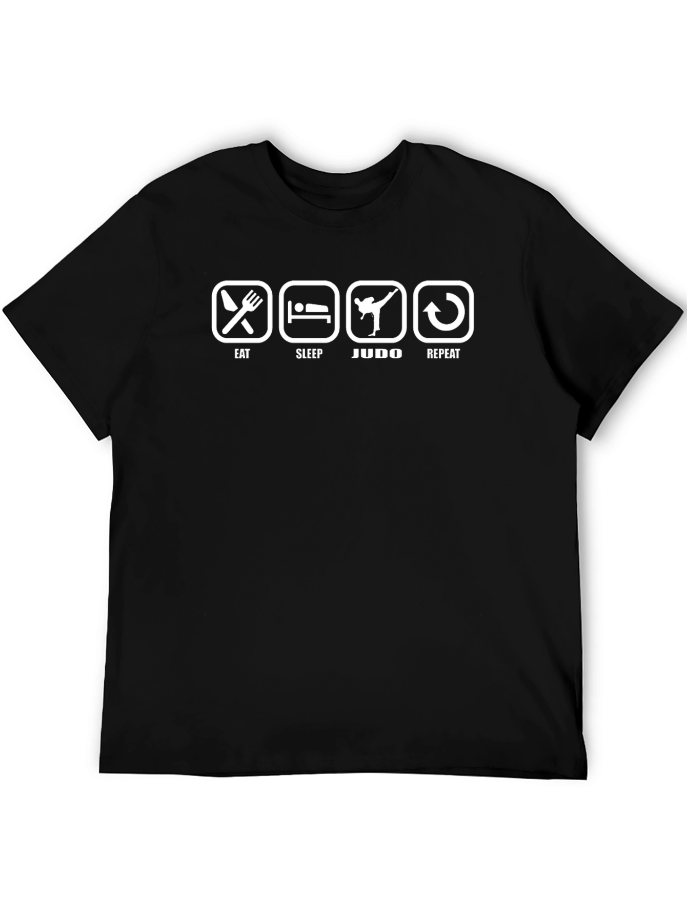 Eat Sleep Judo Repeat T-Shirt - Martial Arts Gift