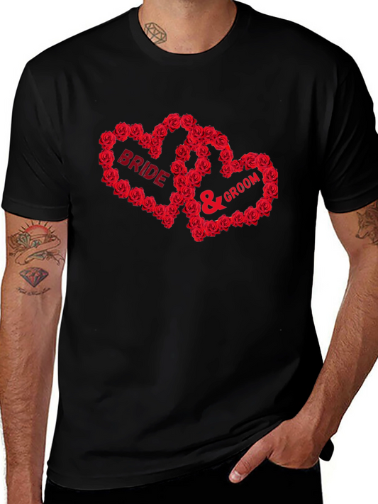 Bride & Groom Matching Wedding T-Shirt