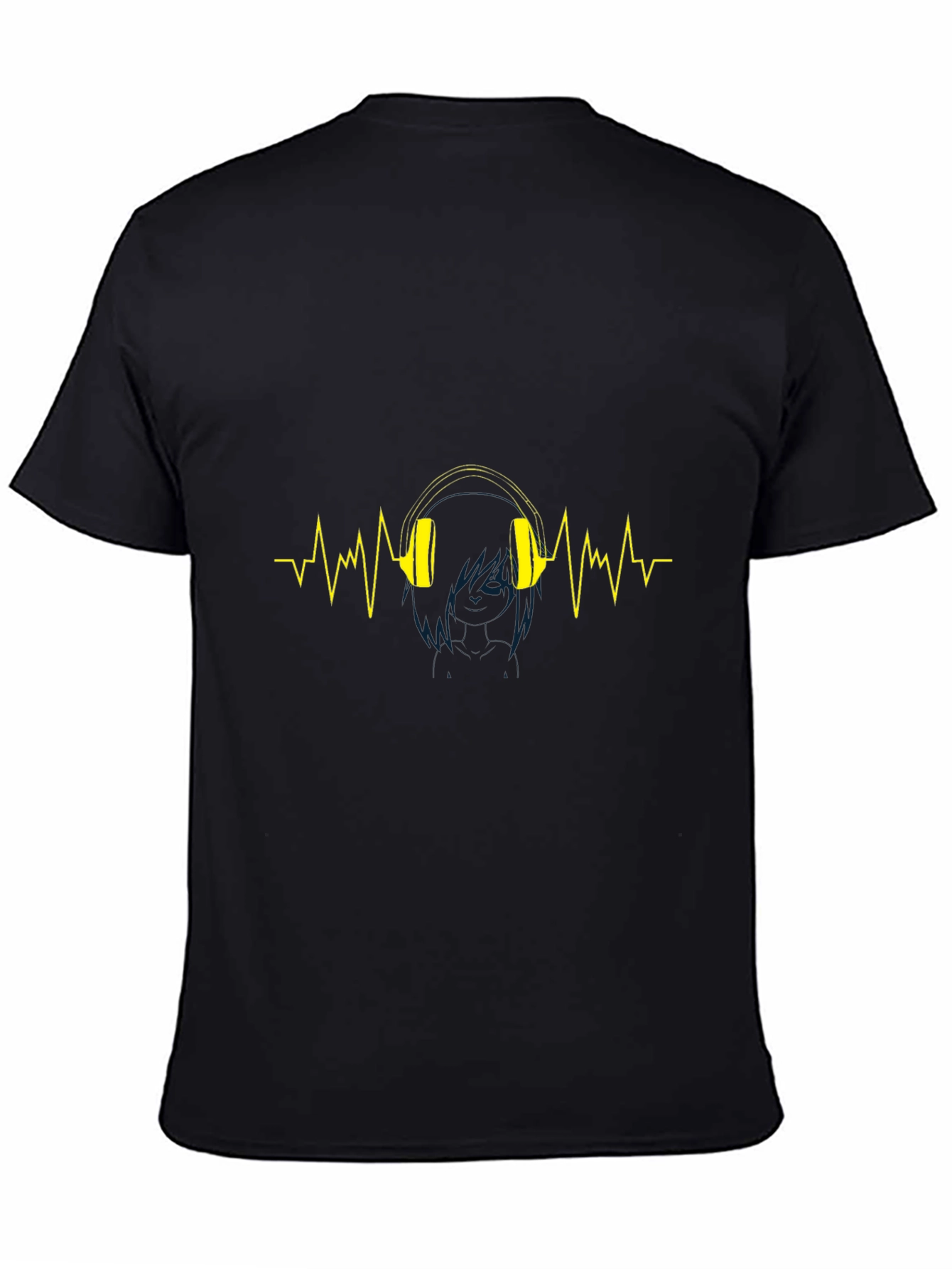 Music Lovers Pulse Black T-Shirt