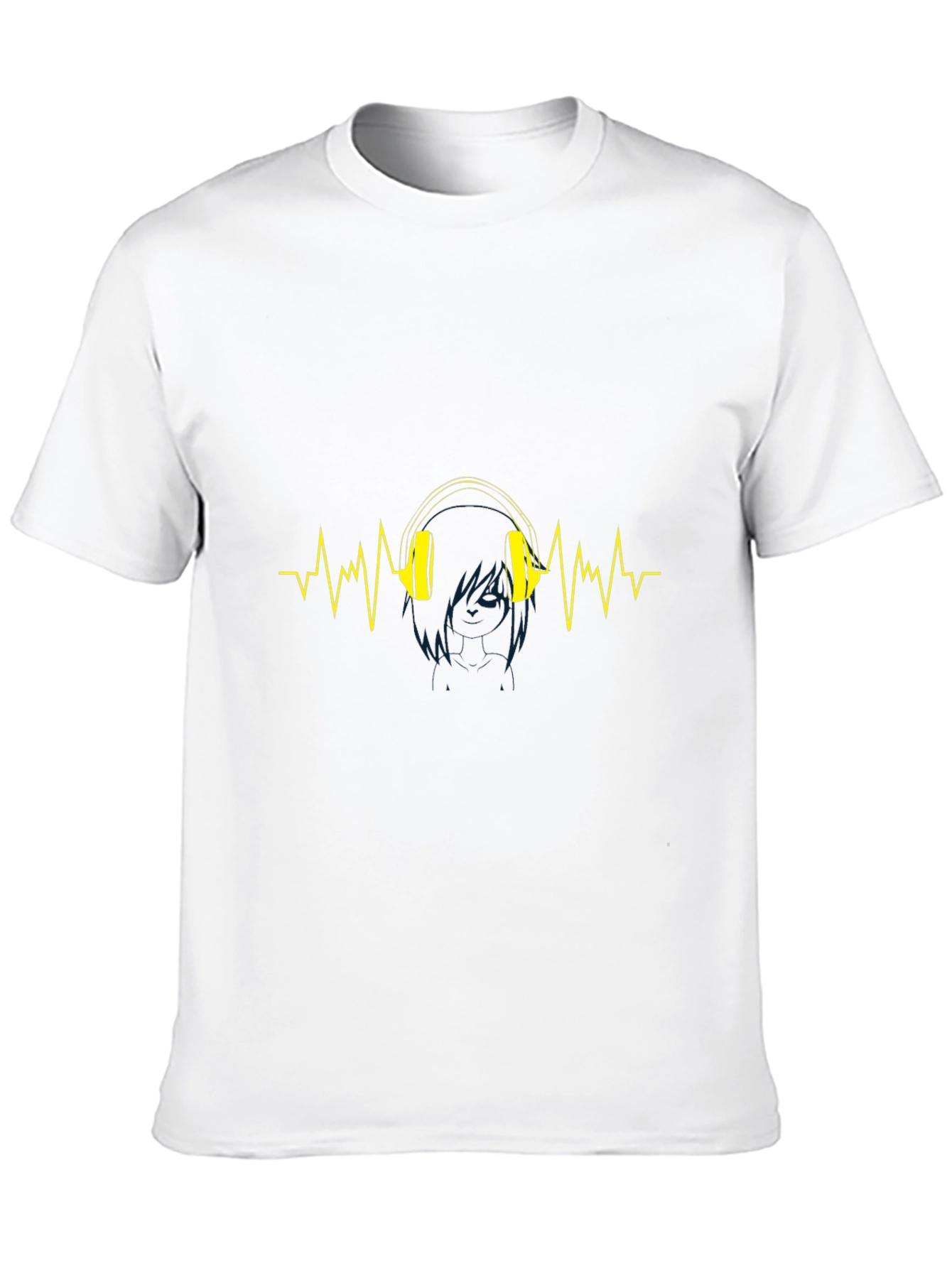 Music Lovers Pulse Black T-Shirt