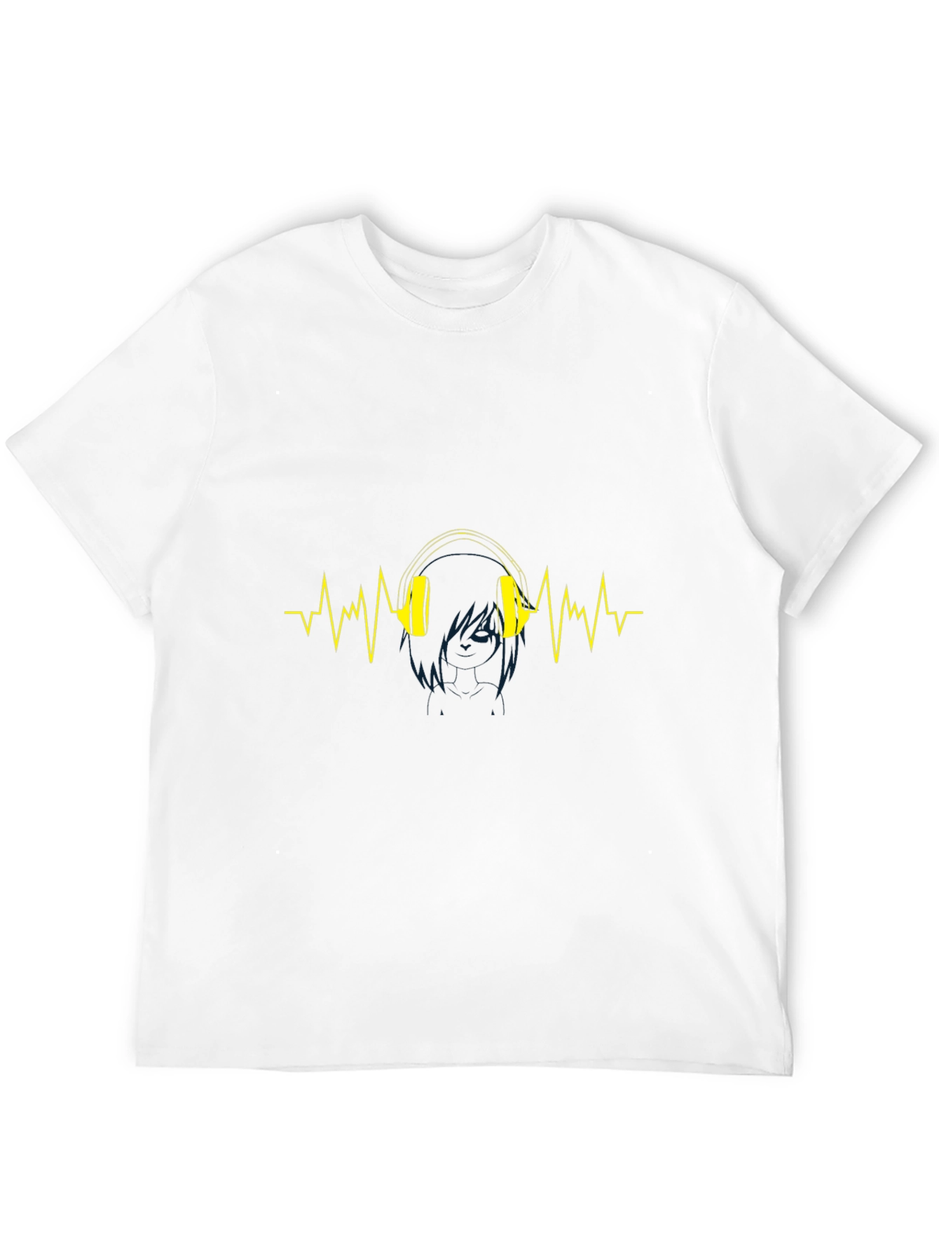Music Lovers Pulse Black T-Shirt