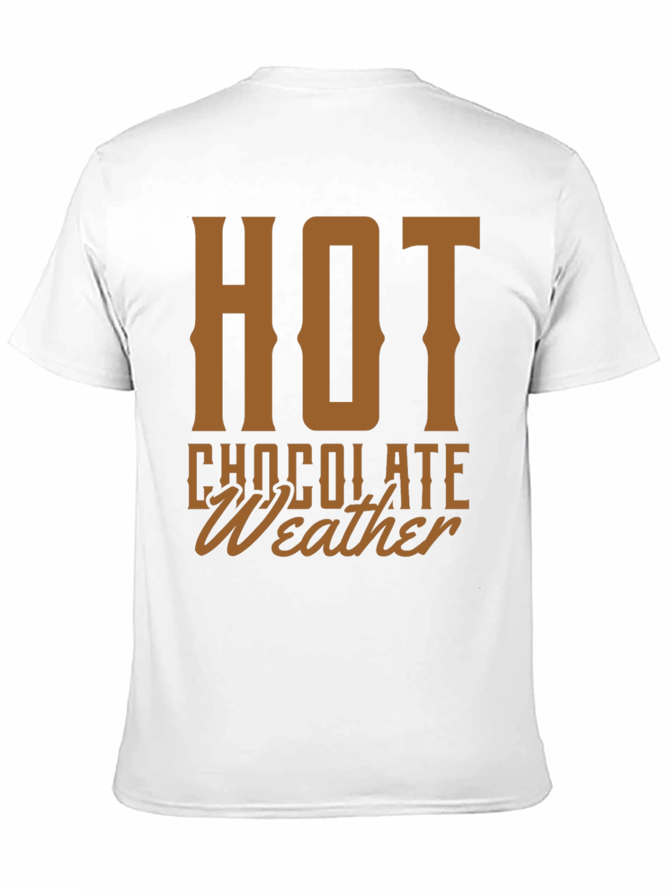 Hot Chocolate Weather Graphic Tee - Cozy Holiday Shirt