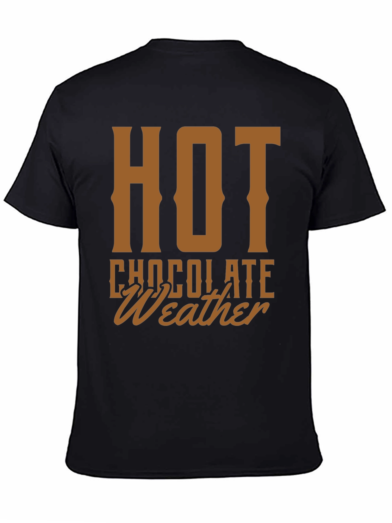 Hot Chocolate Weather Graphic Tee - Cozy Holiday Shirt