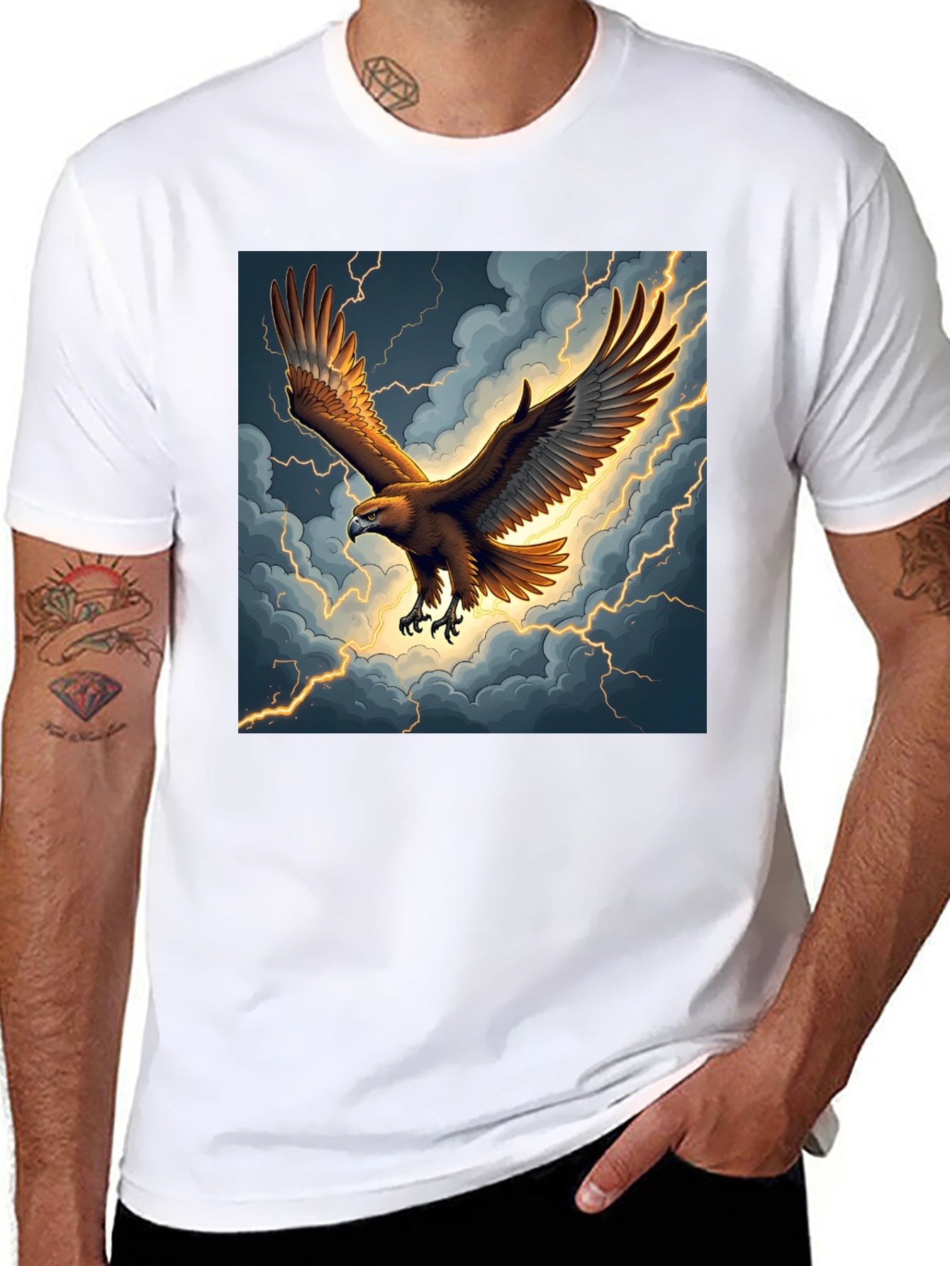 Eagle Storm Graphic T-Shirt