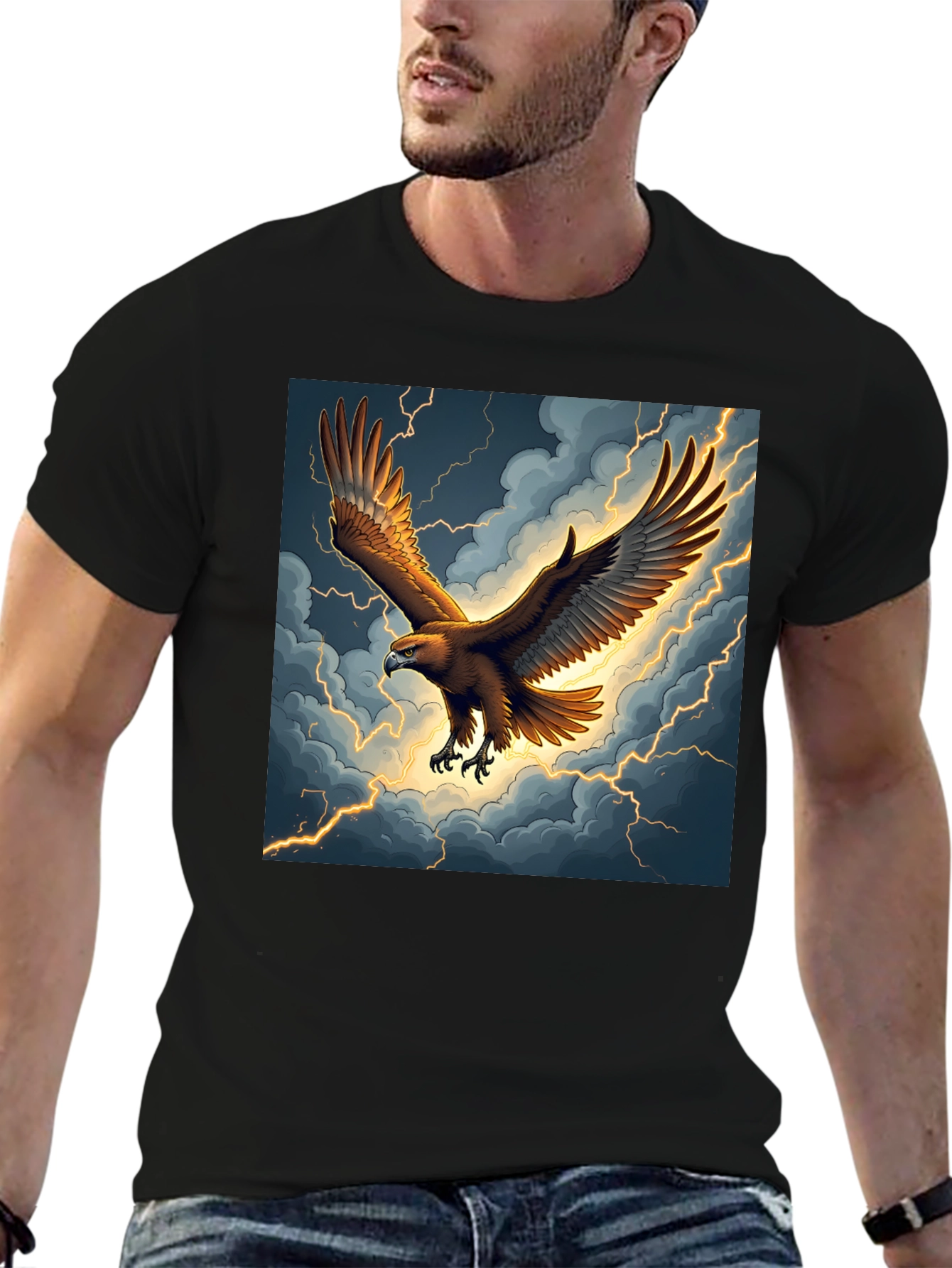 Eagle Storm Graphic T-Shirt