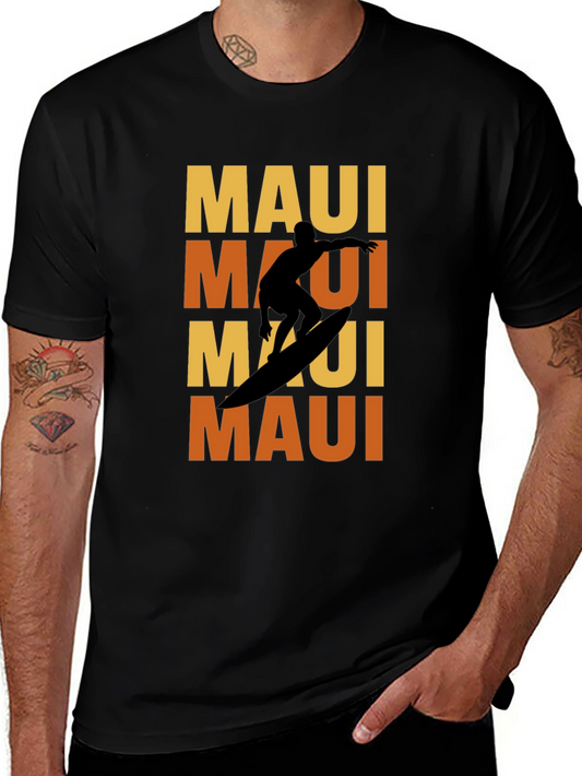 Maui Surfer T-Shirt - Retro Style