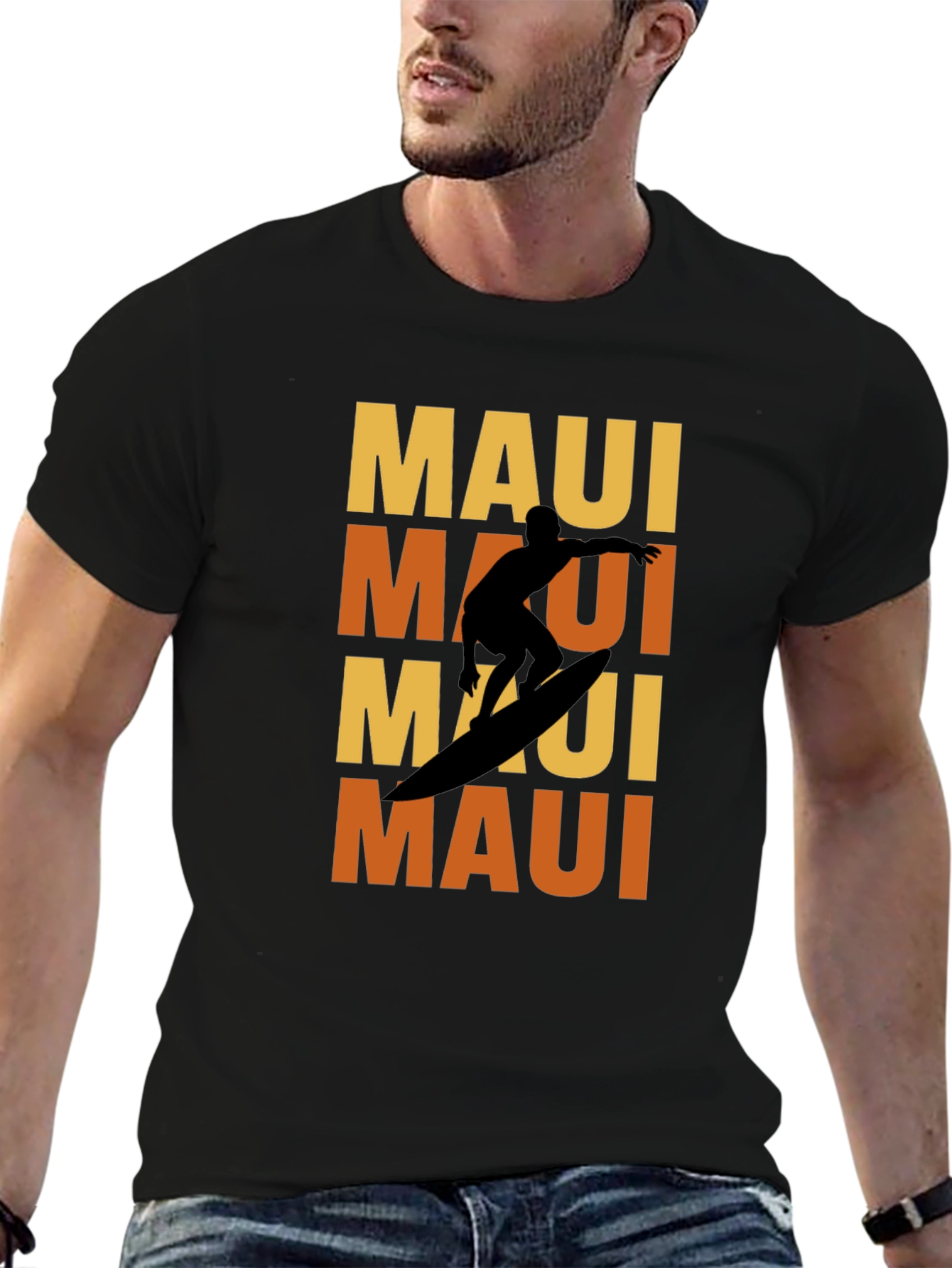 Maui Surfer T-Shirt - Retro Style