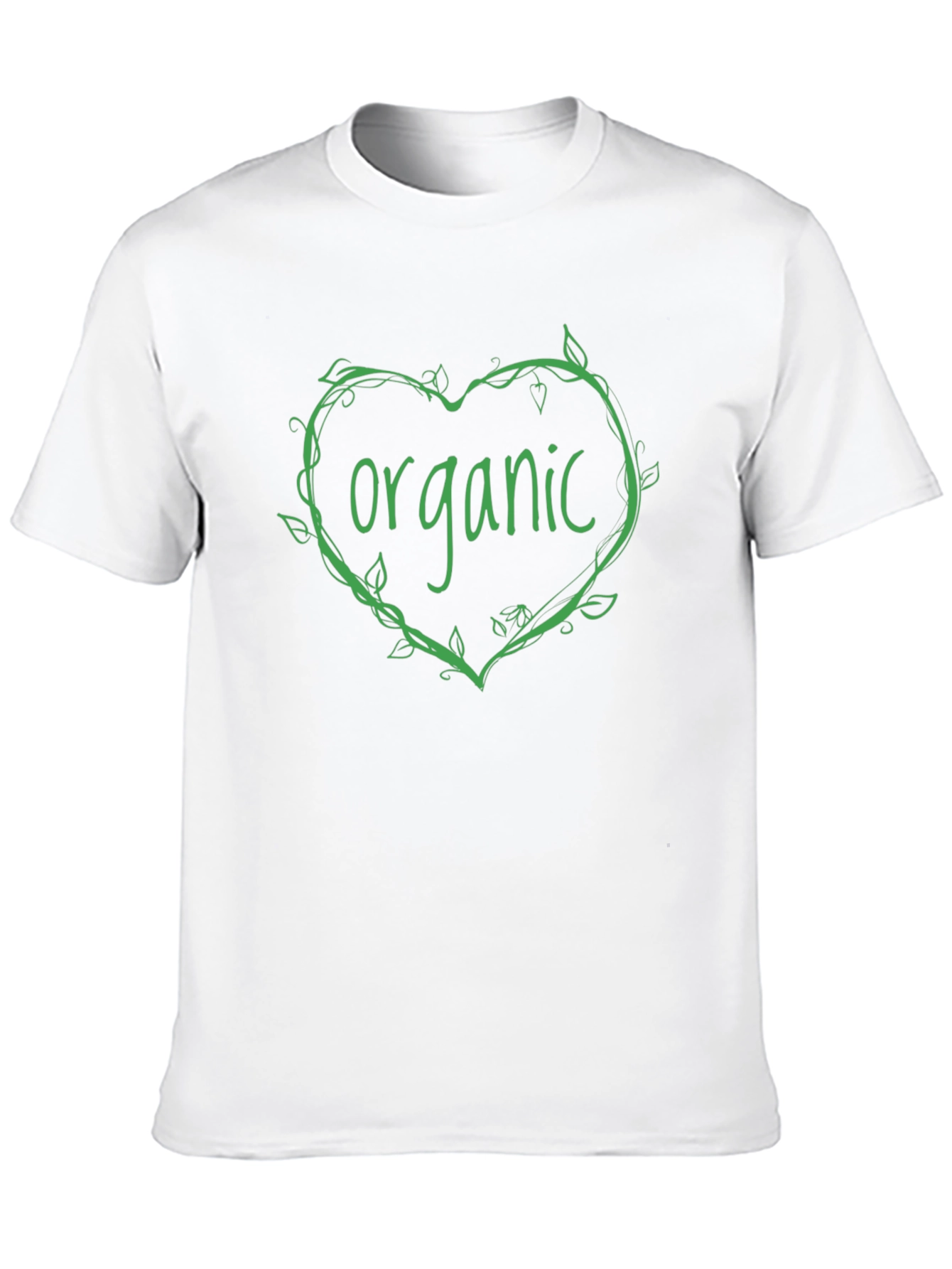 Organic Heart Vine T-Shirt - Eco Friendly
