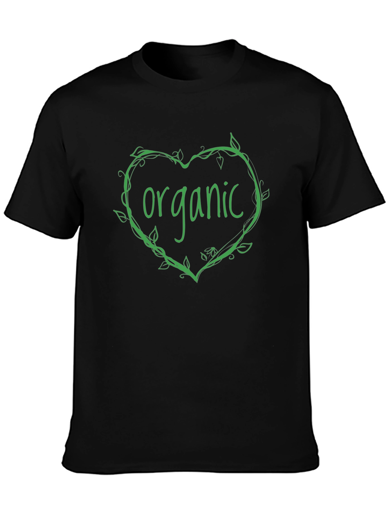 Organic Heart Vine T-Shirt - Eco Friendly