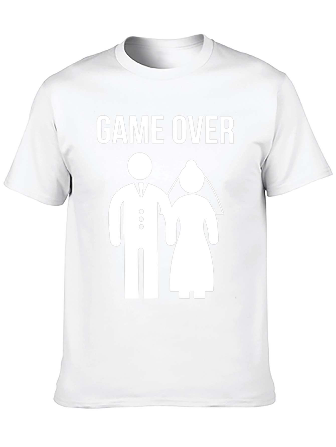 Game Over Wedding T-Shirt - Funny Groom Tee