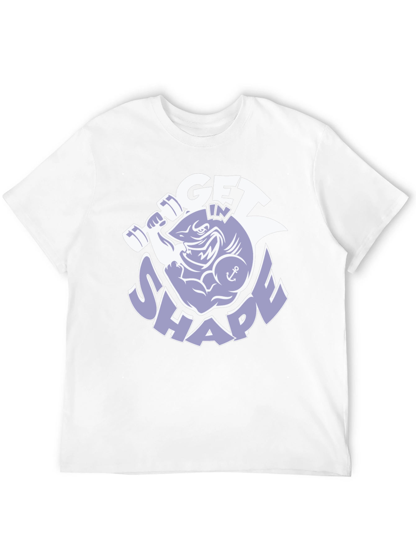 Get In Shape Shark Graphic T-Shirt