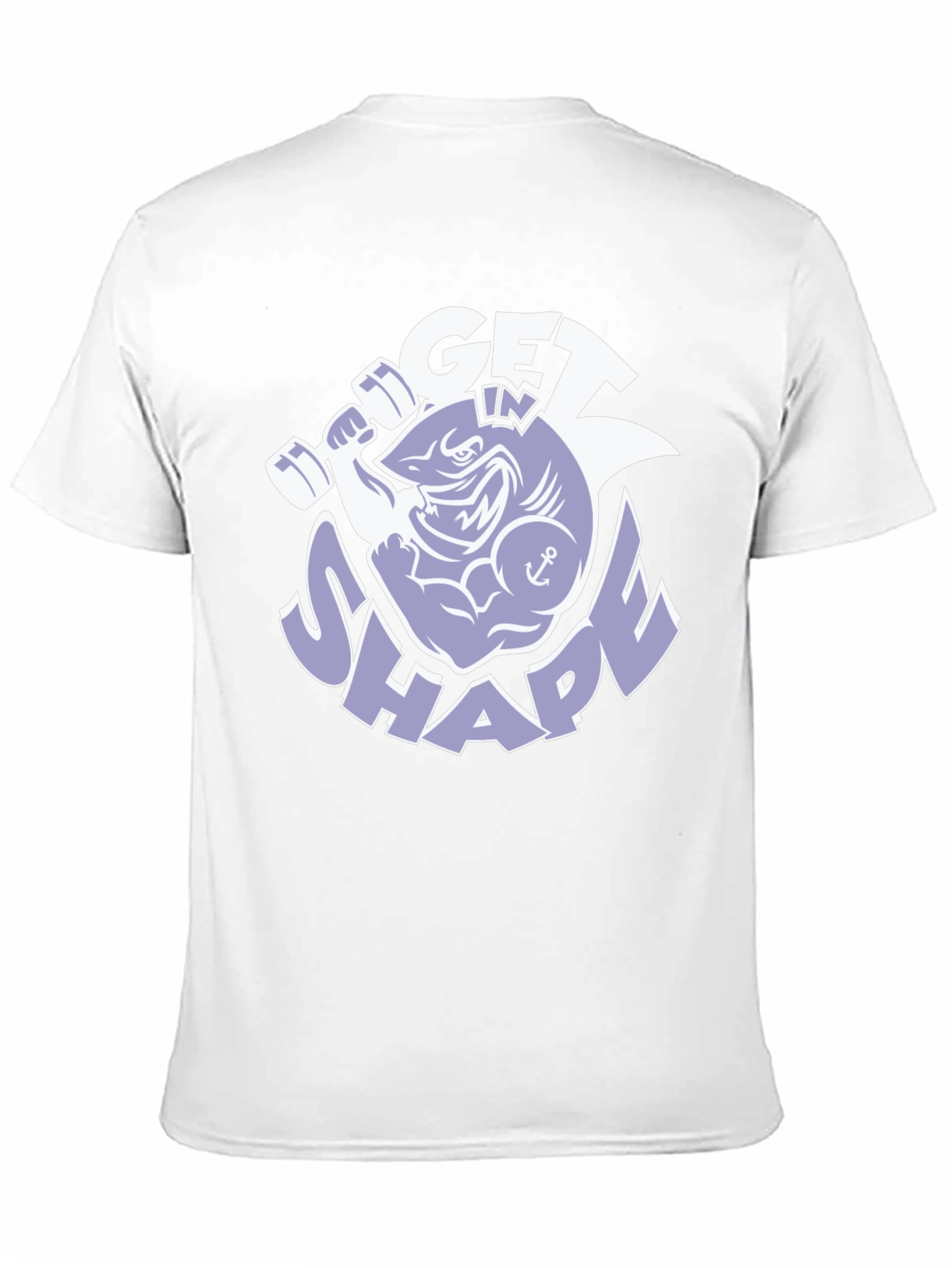 Get In Shape Shark Graphic T-Shirt
