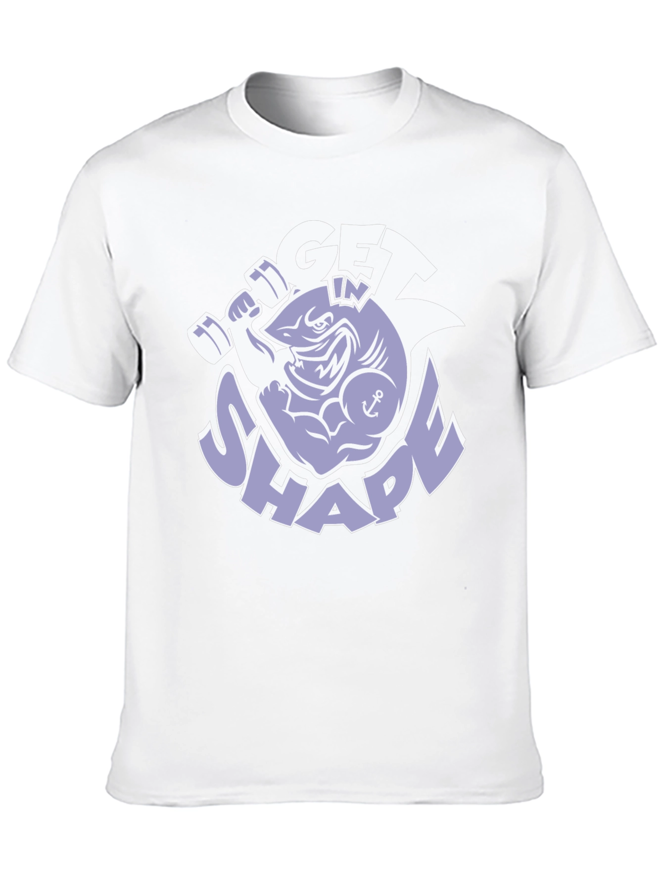 Get In Shape Shark Graphic T-Shirt