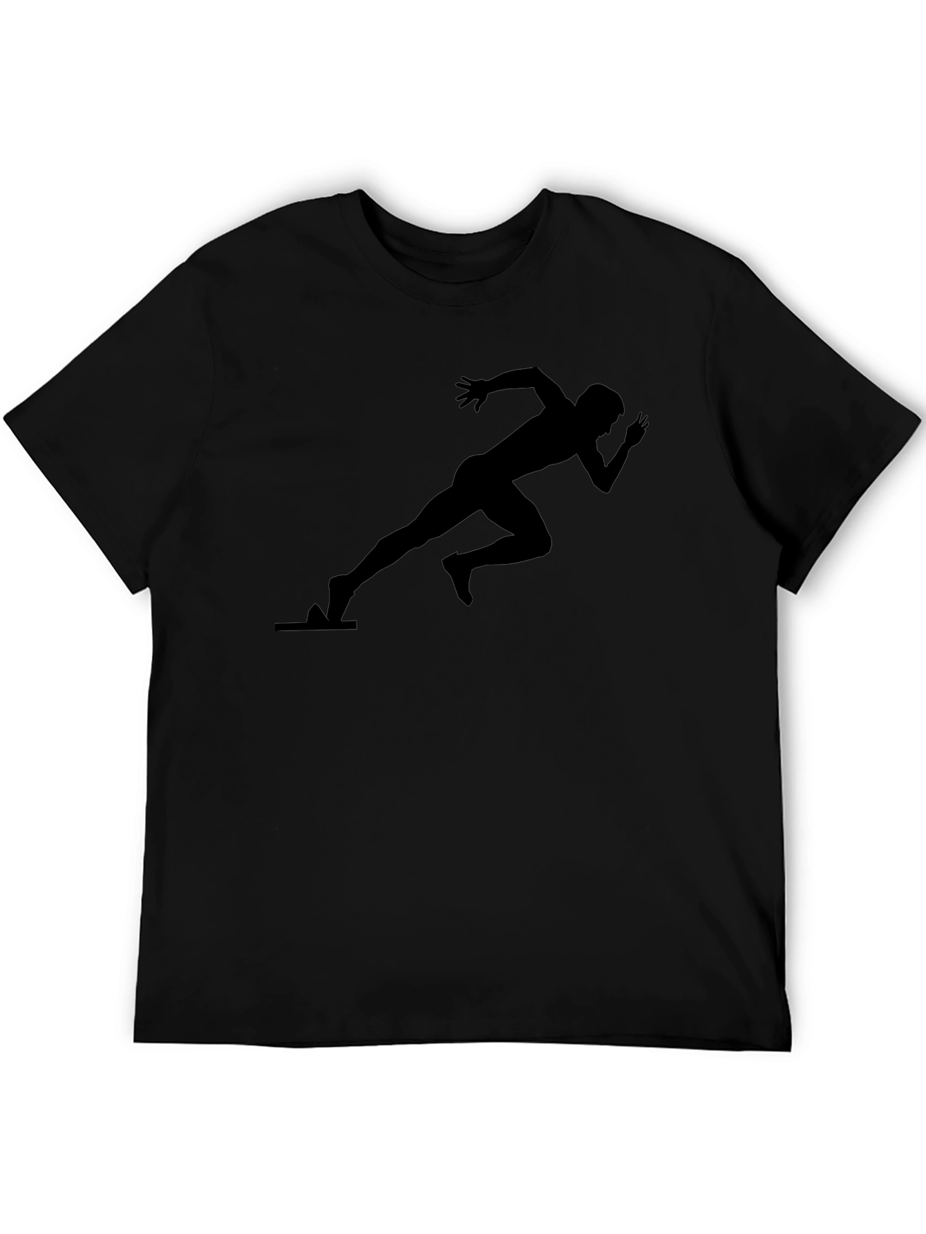 Black Runner T-Shirt - Sprint to Style