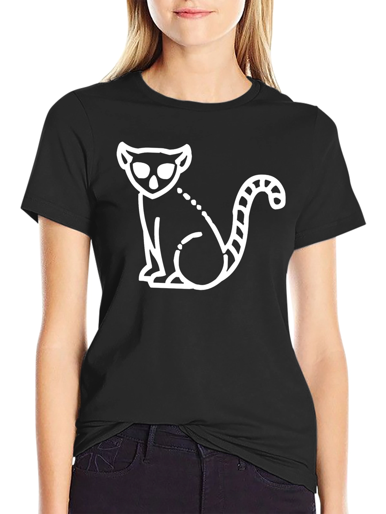 Lemur Graphic T-Shirt - Cool Animal Tee