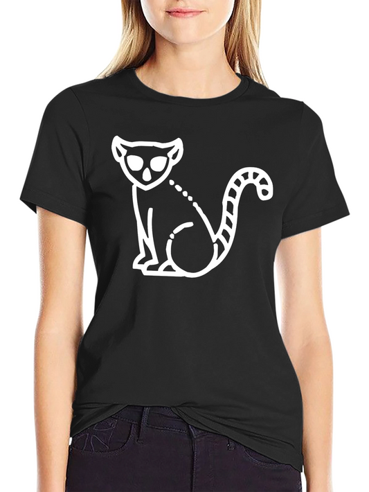 Lemur Graphic T-Shirt - Cool Animal Tee
