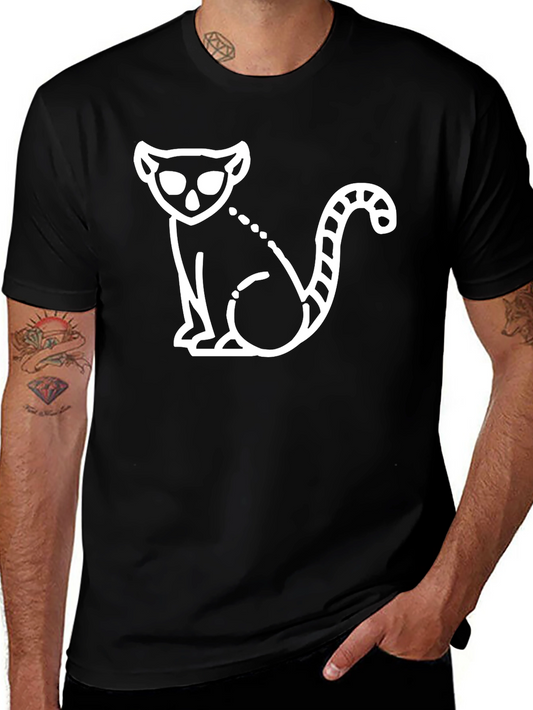 Lemur Graphic T-Shirt - Cool Animal Tee