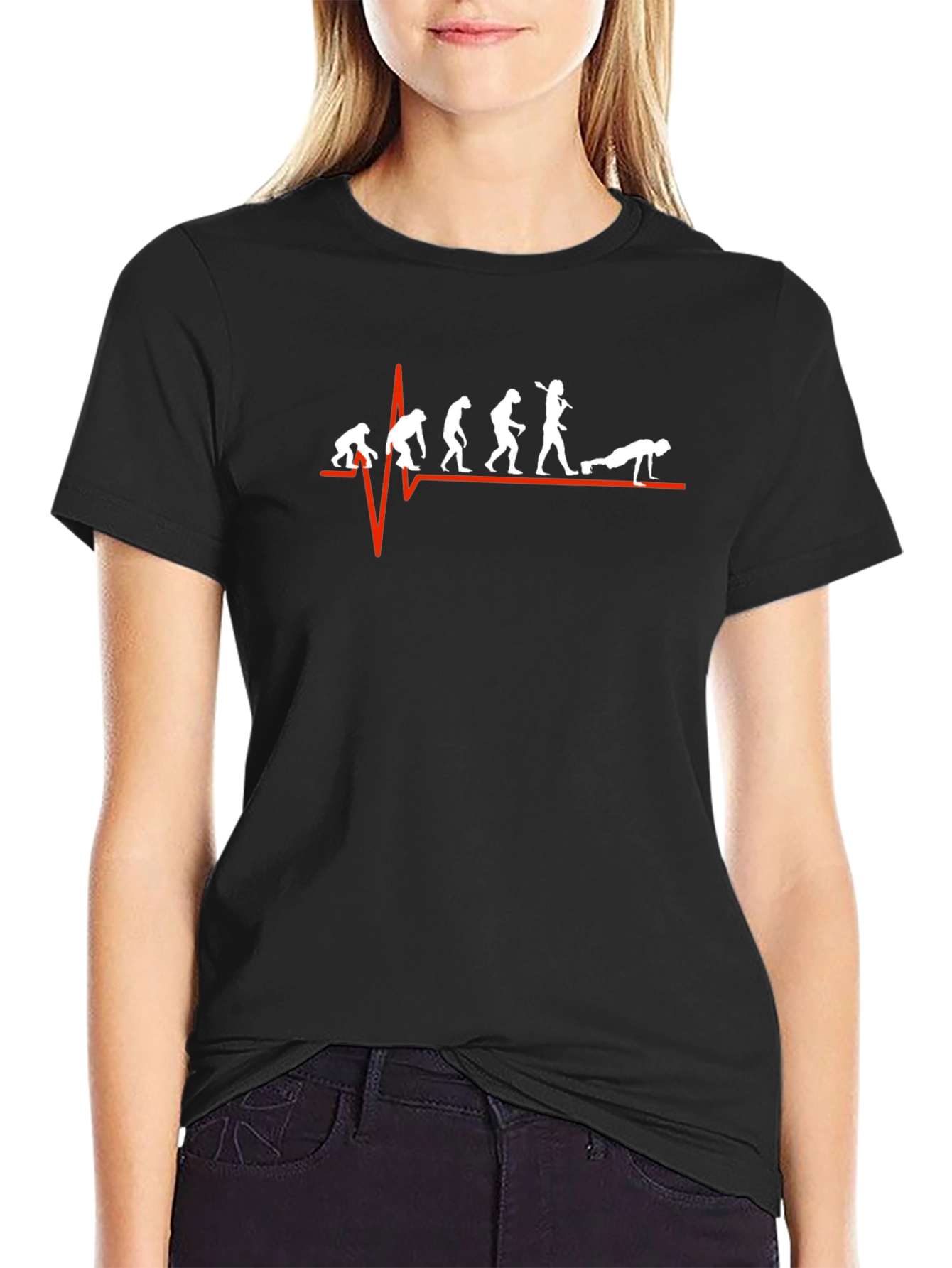 Evolution Gym Shirt Funny Workout Push Up T-Shirt