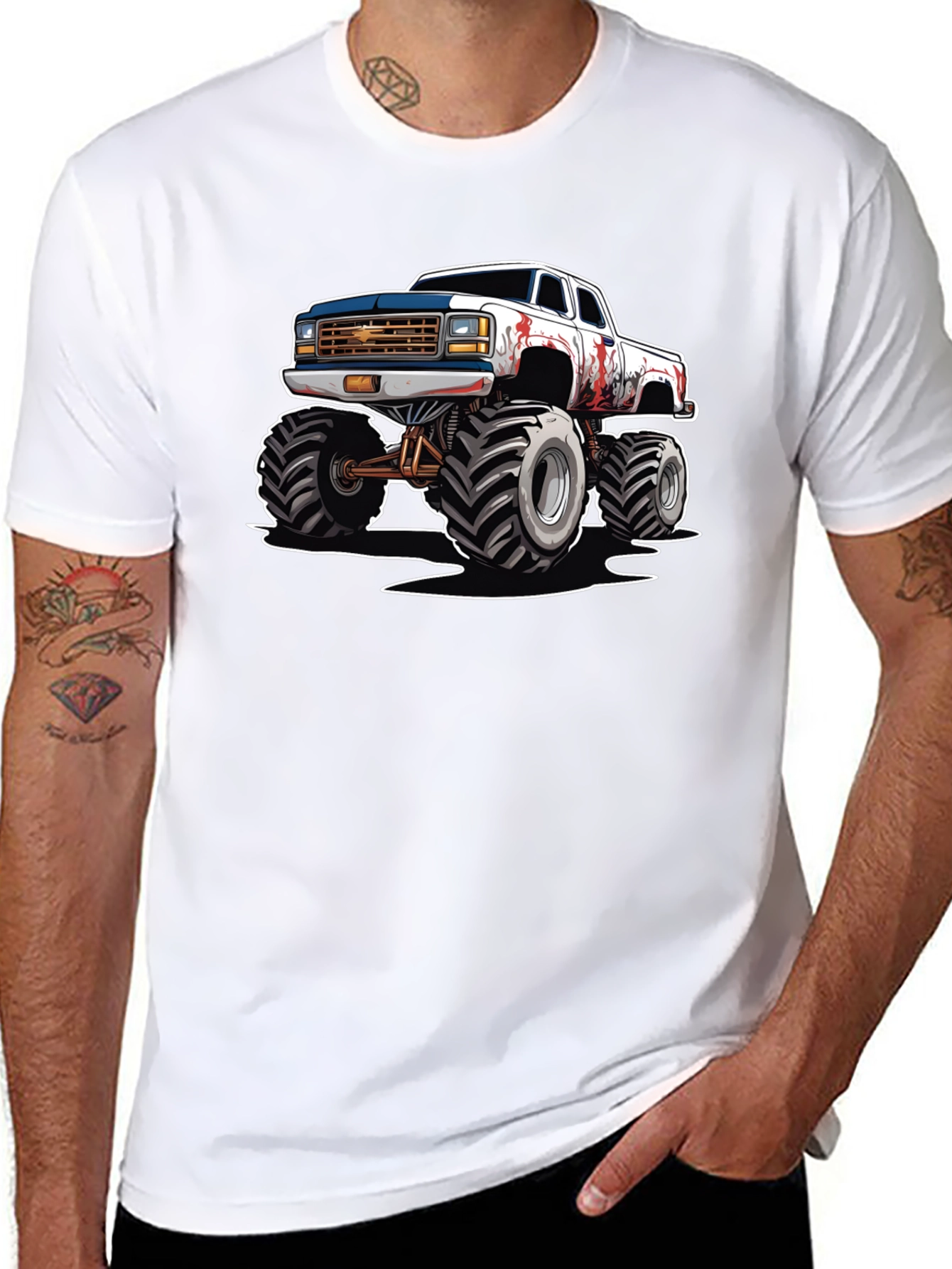 Monster Truck Graphic Tee - Cool Automotive Design